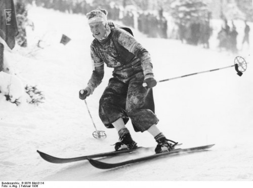 Jeanette Kessler Ski by BArchBot Bundesarchiv