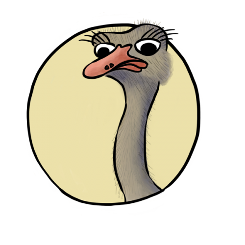 Icoon Struisvogel