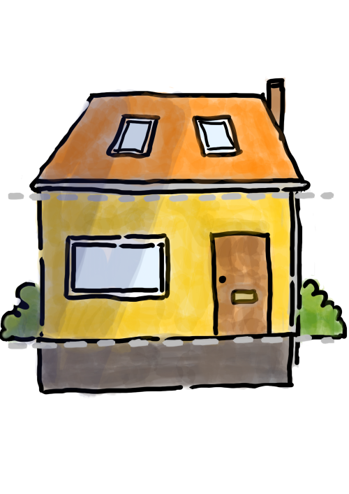 Huis in drieen
